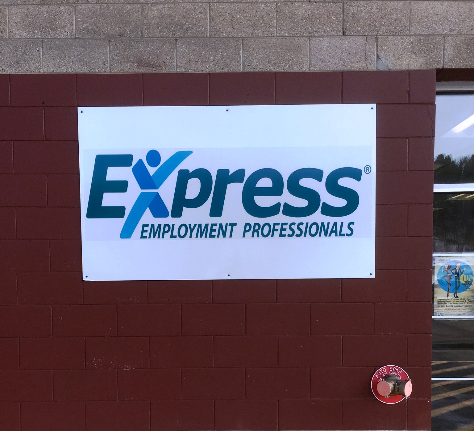 Express Sign on Building